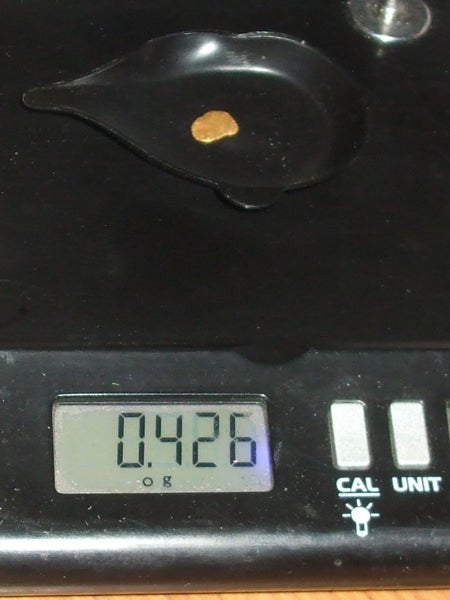 $1 RESERVE - GOLD NUGGET with Pyrex Vial Carousel 2