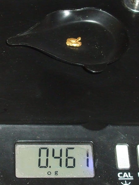$1 RESERVE - GOLD NUGGET with Pyrex Vial Carousel 2