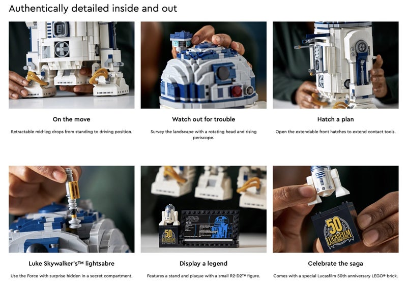 LEGO Star Wars 75308 R2-D2 - never built62863863442435113