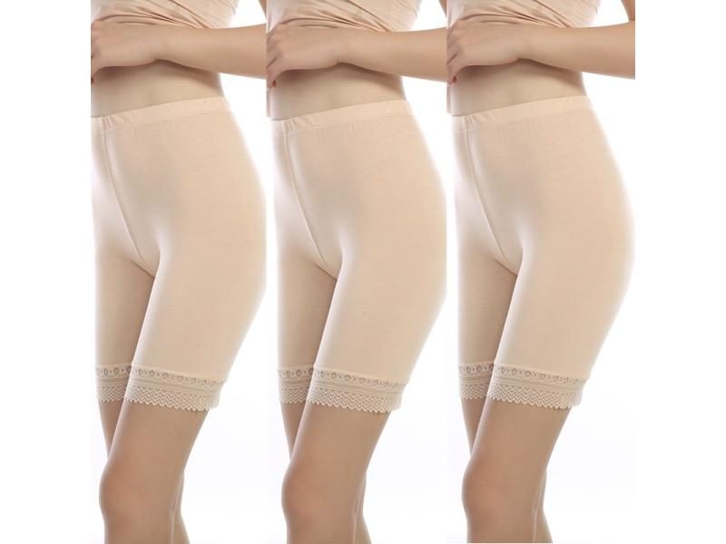 3pcs/lot Soft Comfortable Cotton Material Boxer Shorts Safety Pants For Women Carousel 1