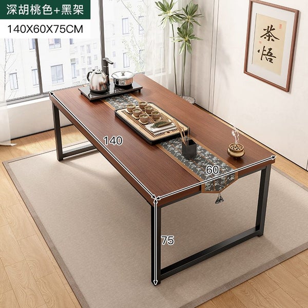 European Black Oak Computer Desk With Side Cabinet Carousel 2