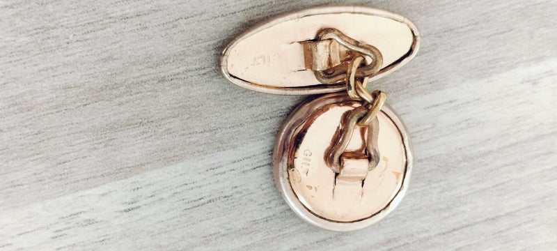 14kt Rolled Gold Cufflinks Carousel 2