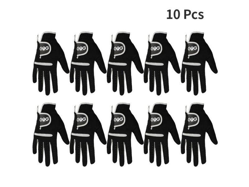 1 Pcs Men's Golf Glove Left Hand Right Hand Micro Soft Fiber Breathable Golf Carousel 1