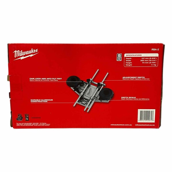 Milwaukee RBA-2 1/2" Router Track Adapter Carousel 3