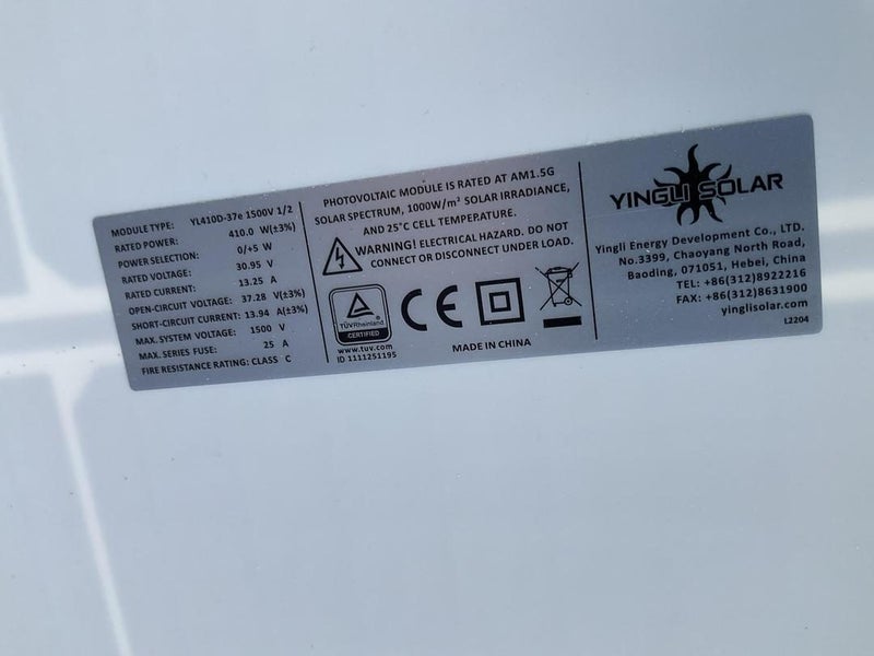 4x Yingli Solar Carousel 6