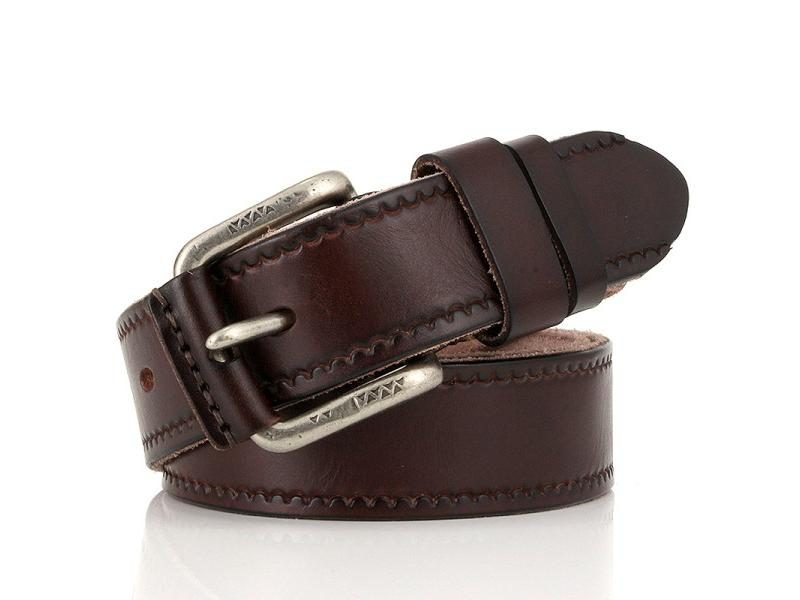 Top Layer Leather Cowskin Genuine Leather Belts Male Belt For Jeans Classical Carousel 1