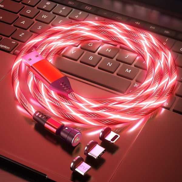 1 m LED Flashing Magnetic Cable. !Micro USB Carousel 2