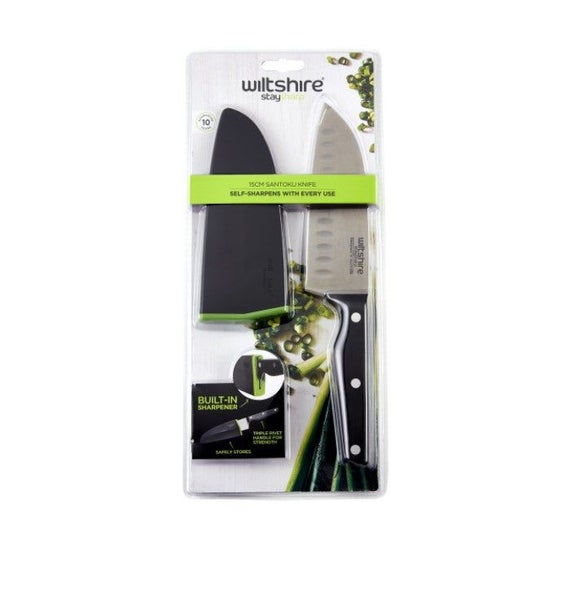Wiltshire Staysharp Triple Rivet Santoku 15cm Carousel 1