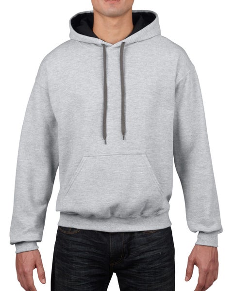 Gildan Heavy Blend Adult Contrast Hooded Sweatshirt, Hooded, Plain Hooded Carousel 8