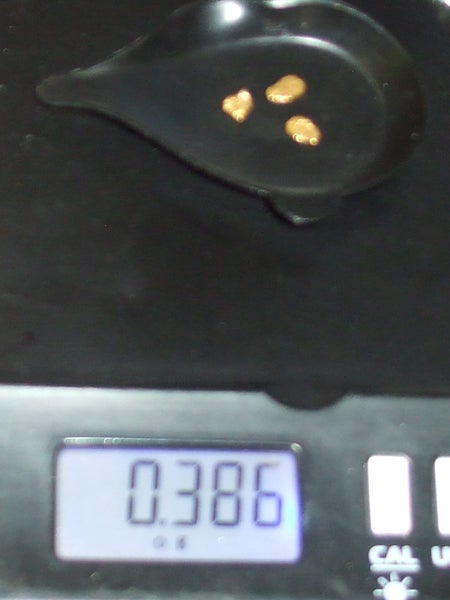$1 RESERVE - THREE GOLD NUGGETS with Pyrex Vial Carousel 3