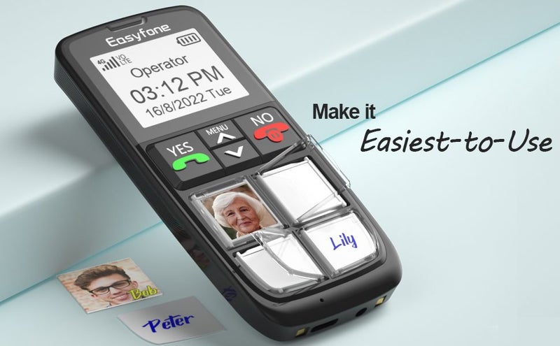 Easyfone - The Simplest Mobile Phone for the Elderly Carousel 1