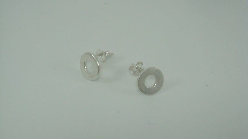 Studs | Washers | 9.3mm | unisex | nz handmade | 925 STG Silver #323 Carousel 2