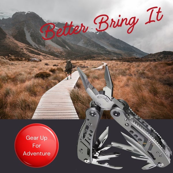 24-in-1 Multi Tool – Pliers + Knife – Camping, Fishing, DIY, EDC Carousel 9