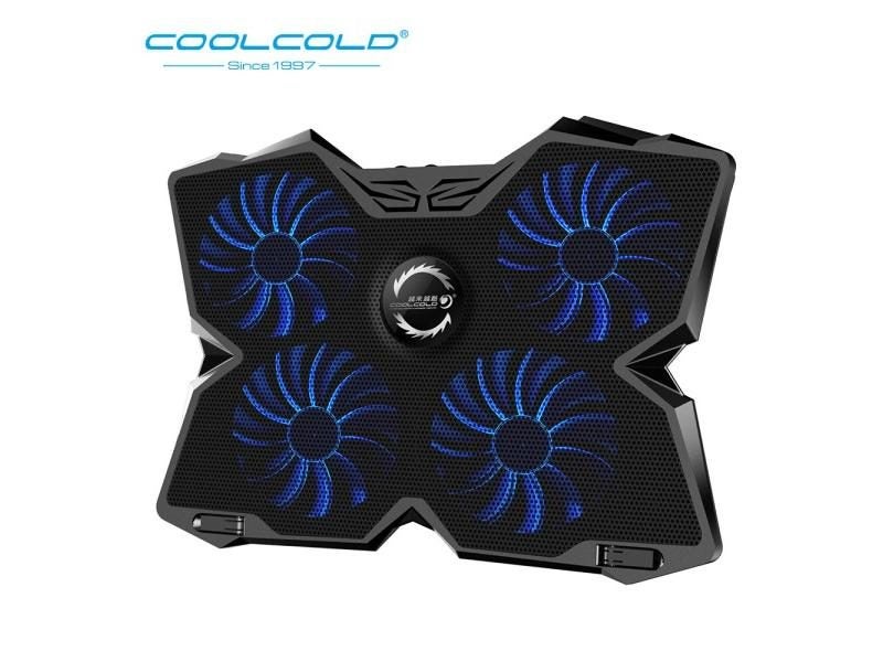 Coolcold Laptop Cooler Laptop Cooling Pad Notebook Gaming Cooler Stand With Carousel 1