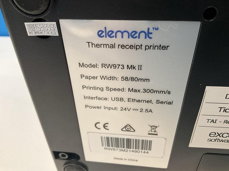 Element - MKII Thermal Receipt Printer - RW973 Carousel 5