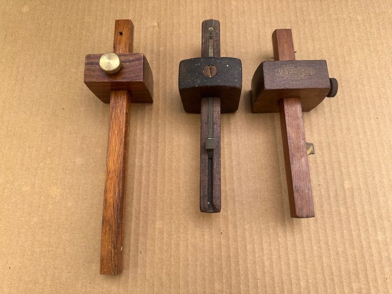 Marples Mortice marking gauge+two others Carousel 1