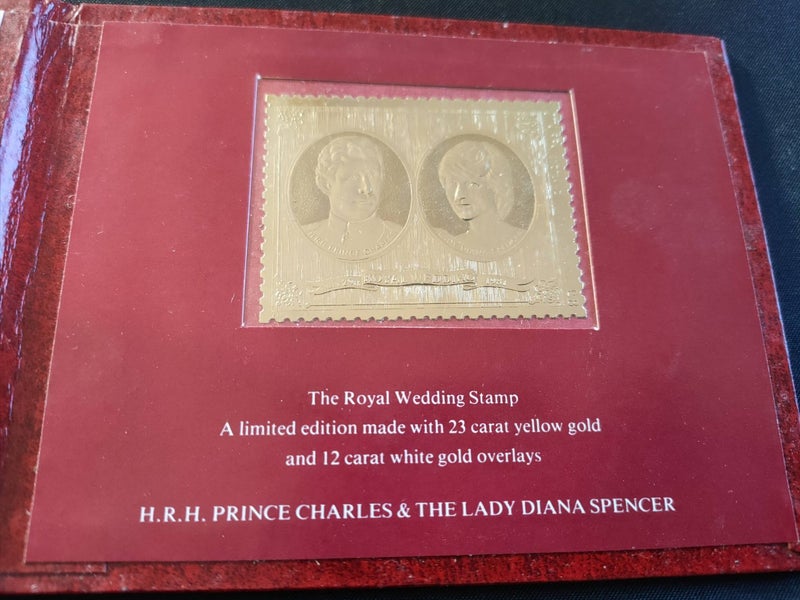 GB 1981 ROYAL WEDDING LIMITED EDITION NO. 426 GOLD STAMP (M/U) $1 S/R!!!!!!!! Carousel 1