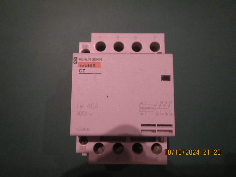 40 Amp 4 pole Contactor $1 RESERVE Carousel 1