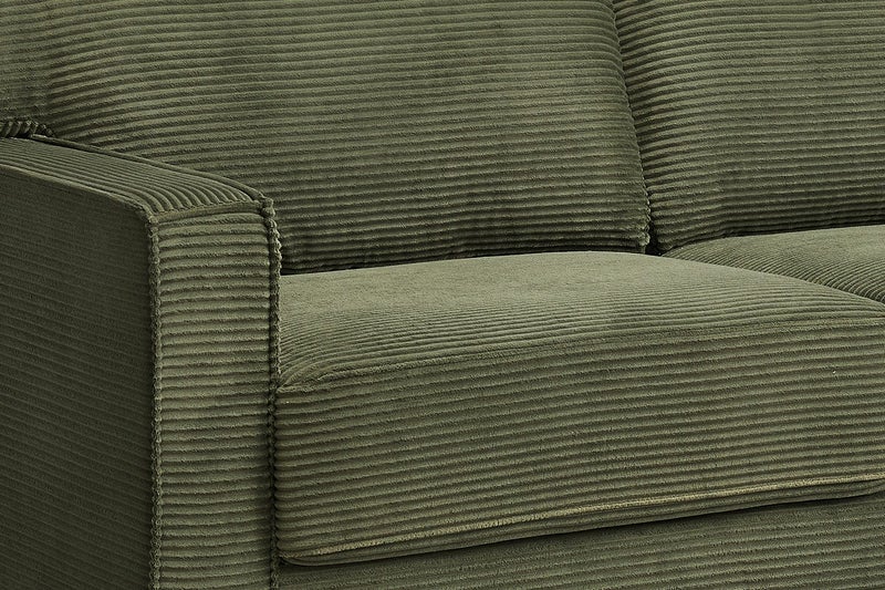 HERBERT Corduroy Sofa Range (Green) - 2 Seater Carousel 2