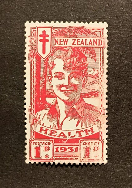 "$1 RESERVE! UNHINGED MINT 1931 RED BOY NZ HEALTH *CV $550"!!! Carousel 1