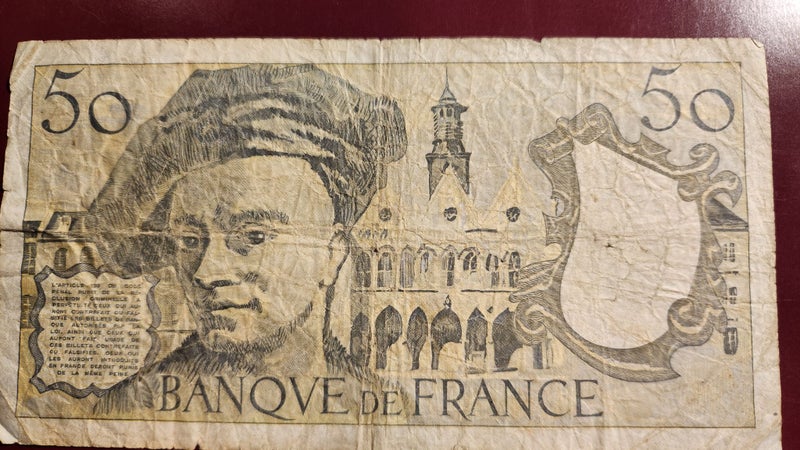 FRANCE 50 francs 1991 Carousel 2