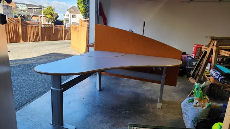 Desk, Adjustable Height Carousel 1
