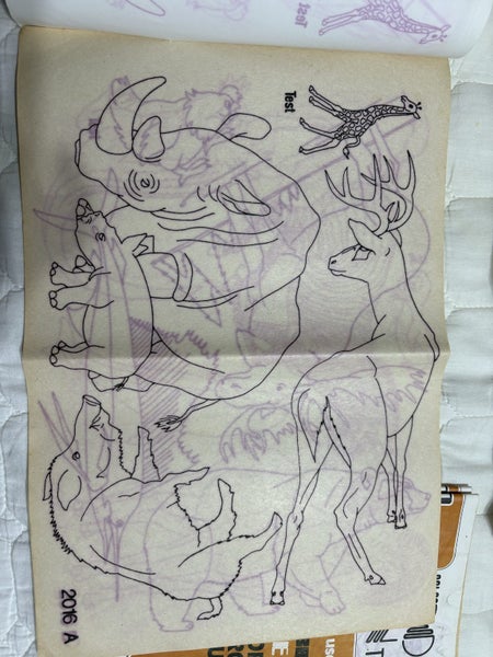 Iron on Transfers - Animals of the world Carousel 2