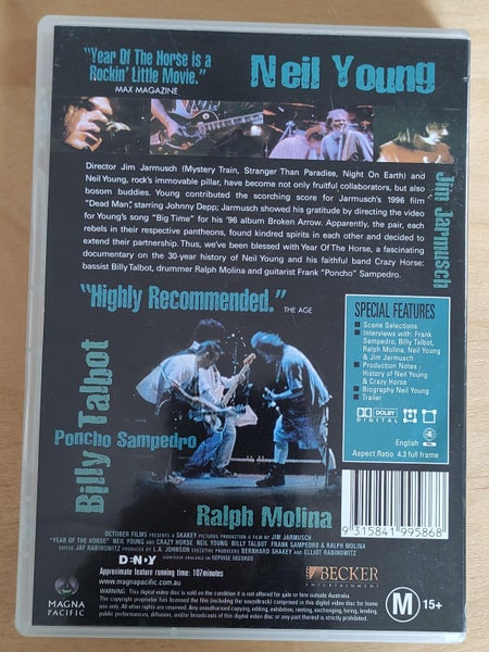 Neil Young & Crazy Horse - Year Of The Horse DVD Carousel 2