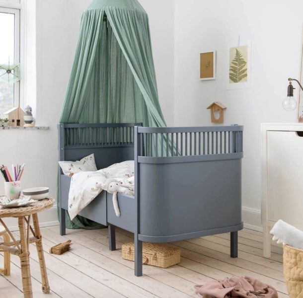 Sebra Cot Bed – Blue – Includes Mattress & Extension Kit62854320901634113