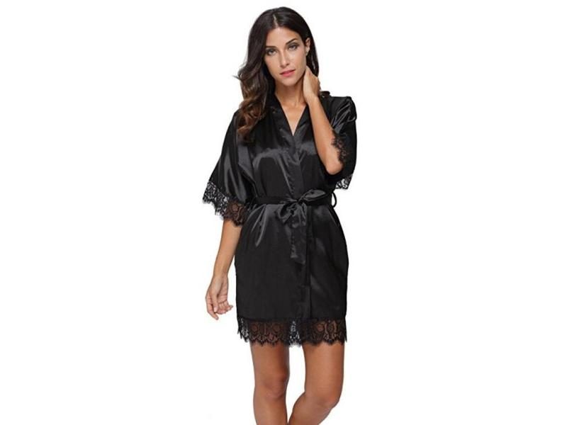 Women's Bathrobe Night Dress Gown Carousel 1