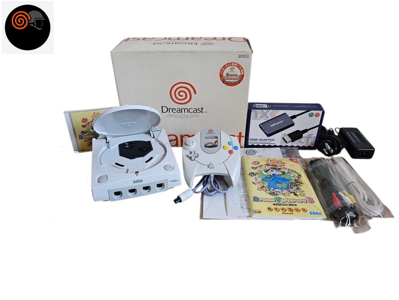 #01 SEGA Dreamcast GDEMU (Disc-Free Gaming) Retro Game Console Standard Package Carousel 1