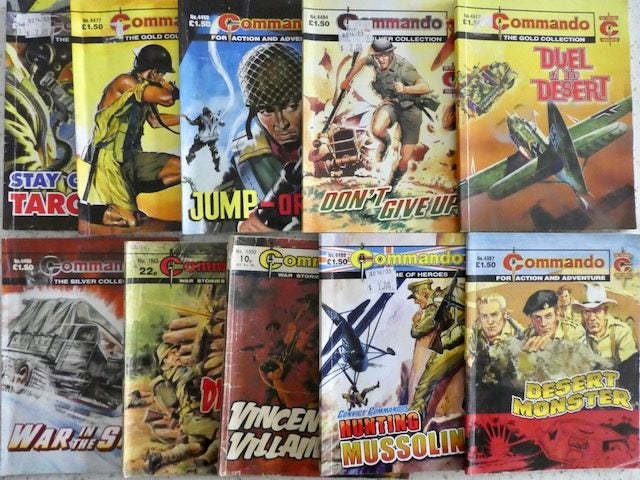 10x Commando war comics - bulk lot Carousel 1