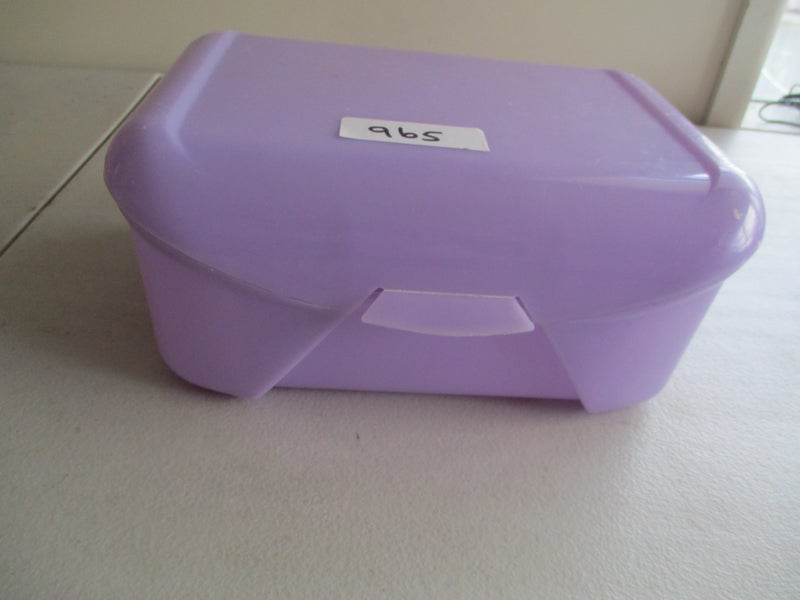 Plastic Lunch Box Purple Carousel 1