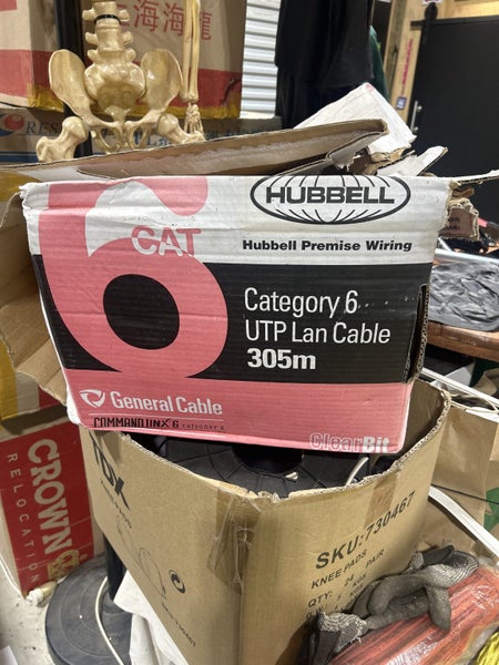 CAT6 UTP Cable - Hubbell LAN Cable 25 Metres (New) Carousel 1