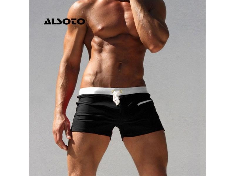 ALSOTO Men Swimwear Shorts New Board Shorts With Pocket Carousel 1