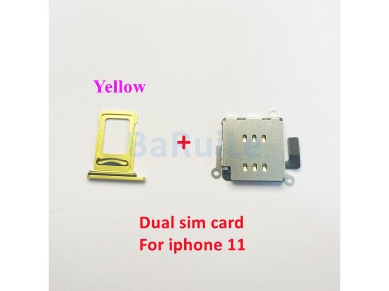 BaRuiLe IPhone 11 Dual SIM Card Reader Flex Cable SIM Card Tray Holder Slot Carousel 1