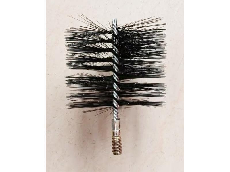 115mm - 200mm M12 Screw Industrial Machine Pipe Stainless Steel Wire Tube Brush Carousel 1
