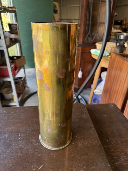 Brass Army Shell Case/Umbrella Stand Carousel 2