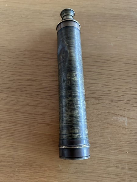 Vintage Brass & Copper Telescope with Shutter Carousel 9