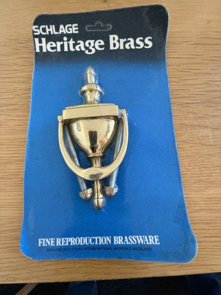 Schlage Solid Brass Door Knocker Carousel 1