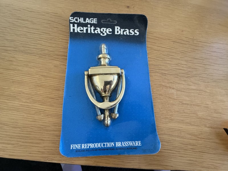 Schlage Solid Brass Door Knocker Carousel 6