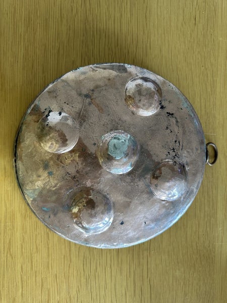 Antique Copper Egg - Danish Æbleskiver pan? Carousel 1