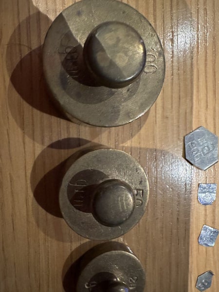 Boxed set of Brass Weights Carousel 2