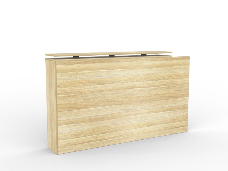 Knight's Cubit Reception Counter Return - Atlantic Oak Carousel 1