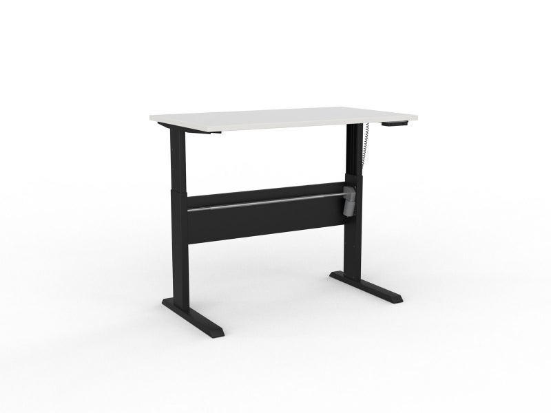 Knight's Cubit Highrise Height Adjustable Standing Desk, Black, 1200mm x 700m... Carousel 2