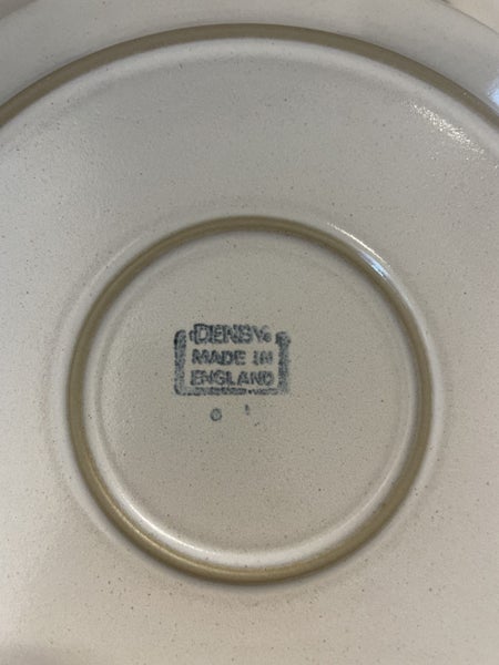 5 vintage Denby Langley Cotswold stoneware dinner plates Carousel 3