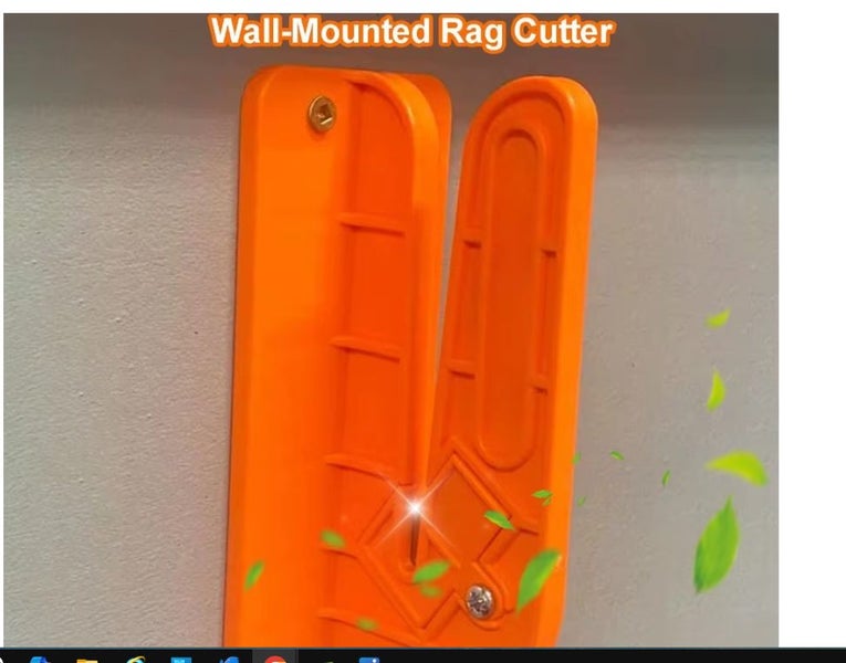 Wall-Mounted Rag Cutter Carousel 2