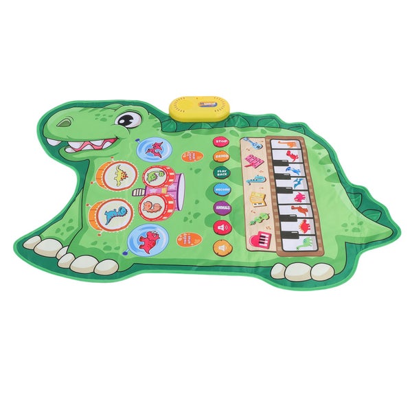 toddler musical piano mat Baby Musical Mat Cute Dinosaur Educational Piano and Carousel 2