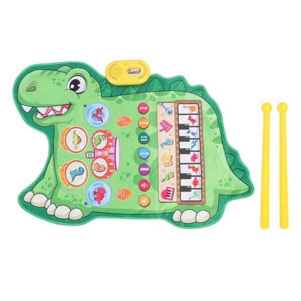 toddler musical piano mat Baby Musical Mat Cute Dinosaur Educational Piano and Carousel 8