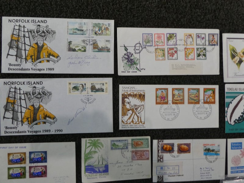 Pacific Islands FDC collection-$1res Carousel 2